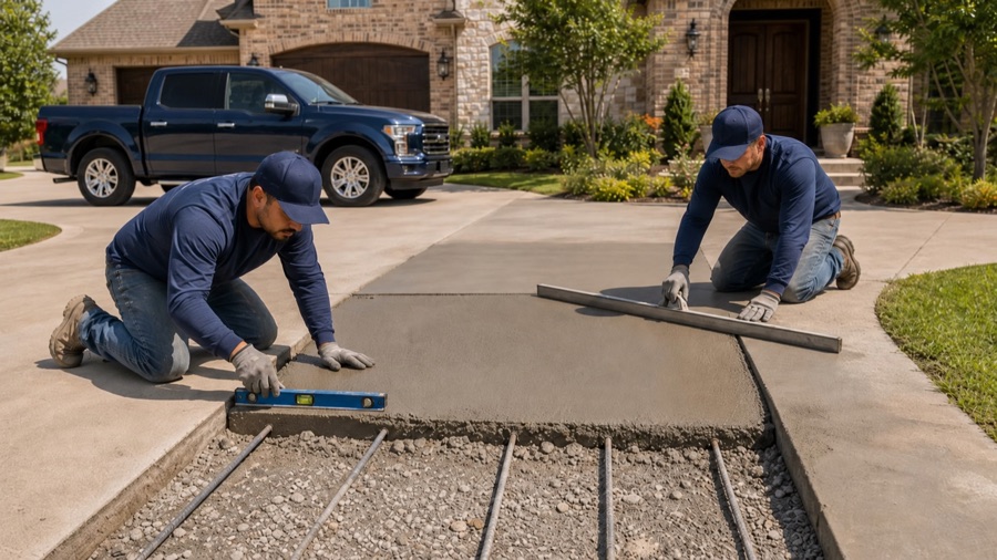 Driveway crack & joint repair