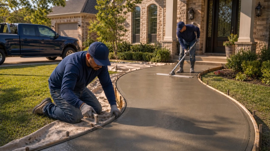 Walkway repair or new pour
