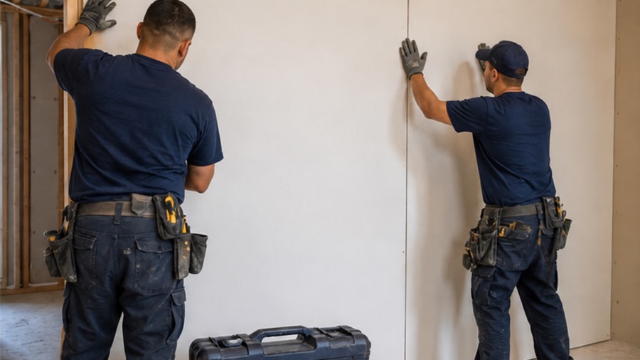 Drywall installation & finishing