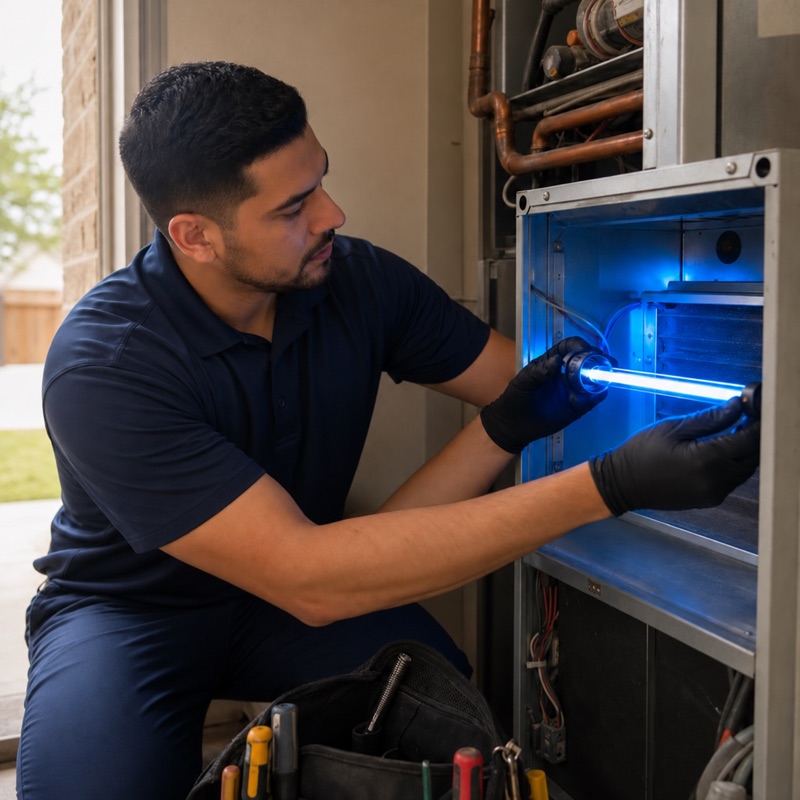 UV light installation