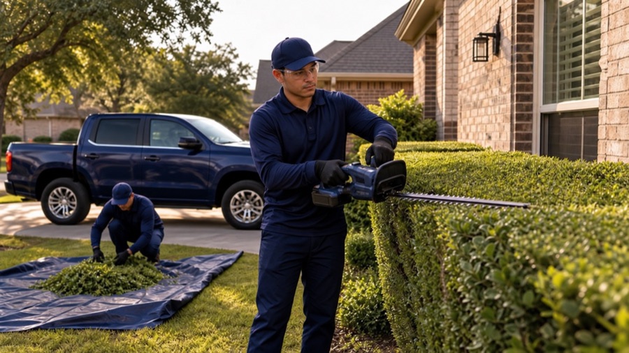 Shrub trimming