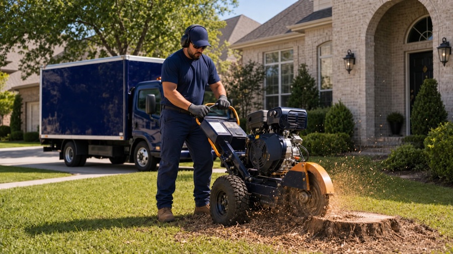 Stump grinding